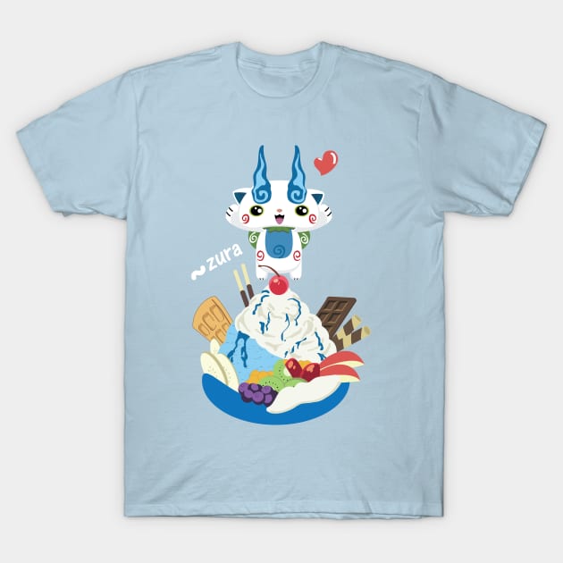 Ice Cream Komasan T-Shirt by DatLonelyTurtle